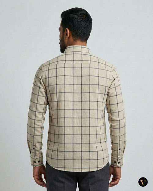 Grid & Grain Plaid Mens Shirt