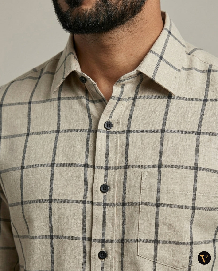 Grid & Grain Plaid Mens Shirt