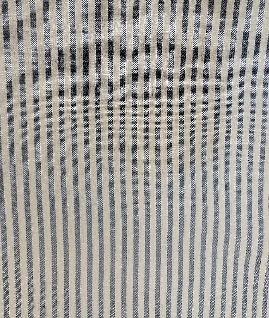 Seersucker Striped Shirt Blue