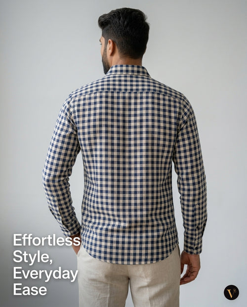 Grid & Grain Gingham Mens Shirt